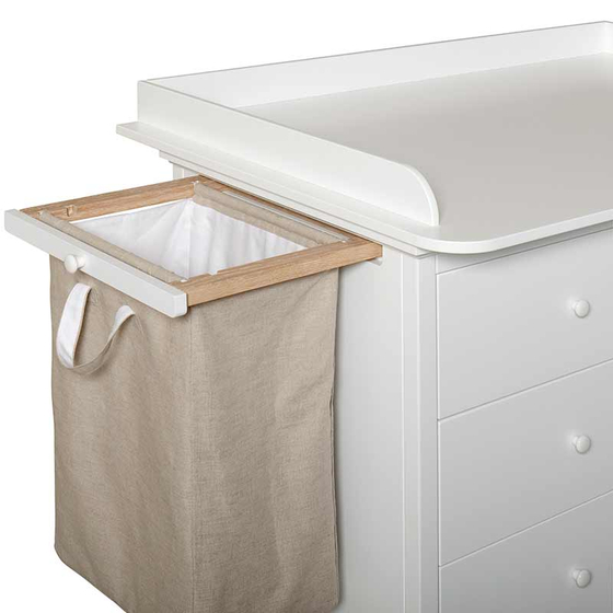 SEASIDE Classic Nursery Dresser 6 Drawers 117x76,5x97cm white